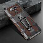 For LG K51 Machine Armor Warrior Shockproof PC + TPU Protective Case(Coffee) - 1