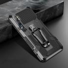 For Xiaomi Mi Note 10 Pro Machine Armor Warrior Shockproof PC + TPU Protective Case(Black) - 1