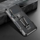 For Xiaomi Mi Note 10 Pro Machine Armor Warrior Shockproof PC + TPU Protective Case(Space Gray) - 1