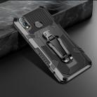 For Xiaomi Redmi Note 7 Machine Armor Warrior Shockproof PC + TPU Protective Case(Black) - 1