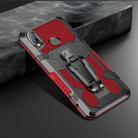 For Xiaomi Redmi Note 7 Machine Armor Warrior Shockproof PC + TPU Protective Case(Red) - 1