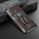 For Xiaomi Redmi Note 7 Machine Armor Warrior Shockproof PC + TPU Protective Case(Coffee) - 1