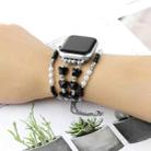 For Apple Watch SE 2023 40mm Butterfly Chain Bracelet Metal Watch Band(Black) - 2