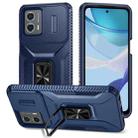 For Motorola Moto G 5G 2023/4G 2023 Sliding Camshield Holder Phone Case(Blue) - 1