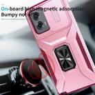 For Motorola Moto G Stylus 2024 Sliding Camshield Holder Phone Case(Pink + Rose Red) - 3