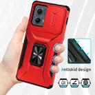 For Motorola Edge 5G 2024 Sliding Camshield Holder Phone Case(Red) - 2