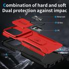 For Motorola Moto G 5G 2025 Sliding Camshield Holder Phone Case(Red) - 3