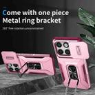 For Motorola Edge 5G 2025 Sliding Camshield Holder Phone Case(Pink + Rose Red) - 2
