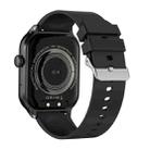 2.01 inch Silicone Strap Bluetooth Call Smart Watch Support Heart Rate Monitoring / Non-invasive Blood Sugar(Black) - 3