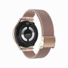 1.43 inch Milanese Steel Strap Bluetooth Call Smart Watch Support ECG / Non-invasive Blood Sugar(Rose Gold) - 3