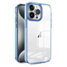 For iPhone 15 Pro Max 2.5mm Anti-slip Clear Acrylic Hybrid TPU Phone Case(Sky Blue) - 1