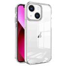 For iPhone 14 / 13 2.5mm Anti-slip Clear Acrylic Hybrid TPU Phone Case(Transparent) - 1