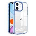 For iPhone 11 2.5mm Anti-slip Clear Acrylic Hybrid TPU Phone Case(Sky Blue) - 1