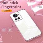 For OnePlus Ace / 10R Transparent Plating Fine Hole Phone Case(Transparent) - 4