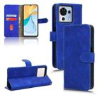 For ZTE Blade V50 Vita 4G Skin Feel Magnetic Flip Leather Phone Case(Blue) - 1