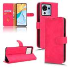 For ZTE Blade V50 Vita 4G Skin Feel Magnetic Flip Leather Phone Case(Rose Red) - 1