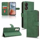 For ZTE Blade A34 Skin Feel Magnetic Flip Leather Phone Case(Green) - 1