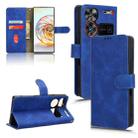 For ZTE nubia Z60 Ultra Skin Feel Magnetic Flip Leather Phone Case(Blue) - 1