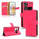 For ZTE nubia Z60 Ultra Skin Feel Magnetic Flip Leather Phone Case(Rose Red) - 1