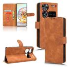 For ZTE nubia Z60 Ultra Skin Feel Magnetic Flip Leather Phone Case(Brown) - 1