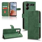 For ZTE Blade A54 Skin Feel Magnetic Flip Leather Phone Case(Green) - 1