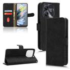 For ZTE Blade A75 Skin Feel Magnetic Flip Leather Phone Case(Black) - 1