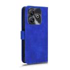 For ZTE Blade A75 Skin Feel Magnetic Flip Leather Phone Case(Blue) - 3