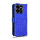 For ZTE Blade A35 / A55 Skin Feel Magnetic Flip Leather Phone Case(Blue) - 3