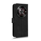 For ZTE Blade A75 5G Skin Feel Magnetic Flip Leather Phone Case(Black) - 3