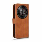 For ZTE Blade A75 5G Skin Feel Magnetic Flip Leather Phone Case(Brown) - 3