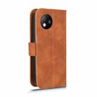 For ZTE Blade A35 Lite Skin Feel Magnetic Flip Leather Phone Case(Brown) - 3