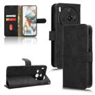 For ZTE nubia Z60S Pro Skin Feel Magnetic Flip Leather Phone Case(Black) - 1