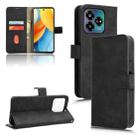 For ZTE Axon 60 Lite Skin Feel Magnetic Flip Leather Phone Case(Black) - 1