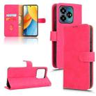 For ZTE Axon 60 Lite Skin Feel Magnetic Flip Leather Phone Case(Rose Red) - 1