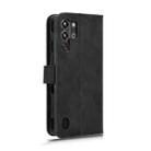 For ZTE nubia Red Magic 10 Pro Skin Feel Magnetic Flip Leather Phone Case(Black) - 3