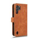 For ZTE nubia Red Magic 10 Pro Skin Feel Magnetic Flip Leather Phone Case(Brown) - 3