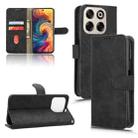 For ZTE Blade V70 Skin Feel Magnetic Flip Leather Phone Case(Black) - 1