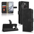 For ZTE nubia Focus Pro Skin Feel Magnetic Flip Leather Phone Case(Black) - 1