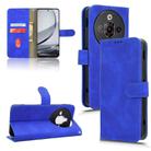 For ZTE nubia Focus Pro Skin Feel Magnetic Flip Leather Phone Case(Blue) - 1