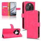 For ZTE nubia Focus Pro Skin Feel Magnetic Flip Leather Phone Case(Rose Red) - 1