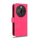 For ZTE nubia Focus Pro Skin Feel Magnetic Flip Leather Phone Case(Rose Red) - 3