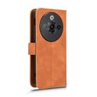 For ZTE nubia Focus Pro Skin Feel Magnetic Flip Leather Phone Case(Brown) - 3