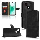 For ZTE Blade A35e 4G Skin Feel Magnetic Flip Leather Phone Case(Black) - 1
