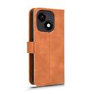 For ZTE Blade A35e 4G Skin Feel Magnetic Flip Leather Phone Case(Brown) - 3