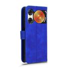 For ZTE nubia Music 2 Skin Feel Magnetic Flip Leather Phone Case(Blue) - 3
