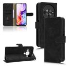 For ZTE Blade A76 5G Skin Feel Magnetic Flip Leather Phone Case(Black) - 1