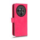 For ZTE Blade A76 5G Skin Feel Magnetic Flip Leather Phone Case(Rose Red) - 3