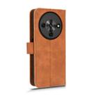 For ZTE Blade A76 5G Skin Feel Magnetic Flip Leather Phone Case(Brown) - 3