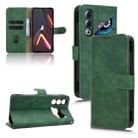 For ZTE nubia Neo 3 GT 5G Skin Feel Magnetic Flip Leather Phone Case(Green) - 1