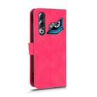 For ZTE nubia Neo 3 GT 5G Skin Feel Magnetic Flip Leather Phone Case(Rose Red) - 3
